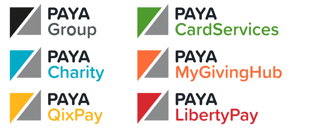 PayaGroup Brands, PayaCardServices, PayaCharity, LibertyPay, QixPay